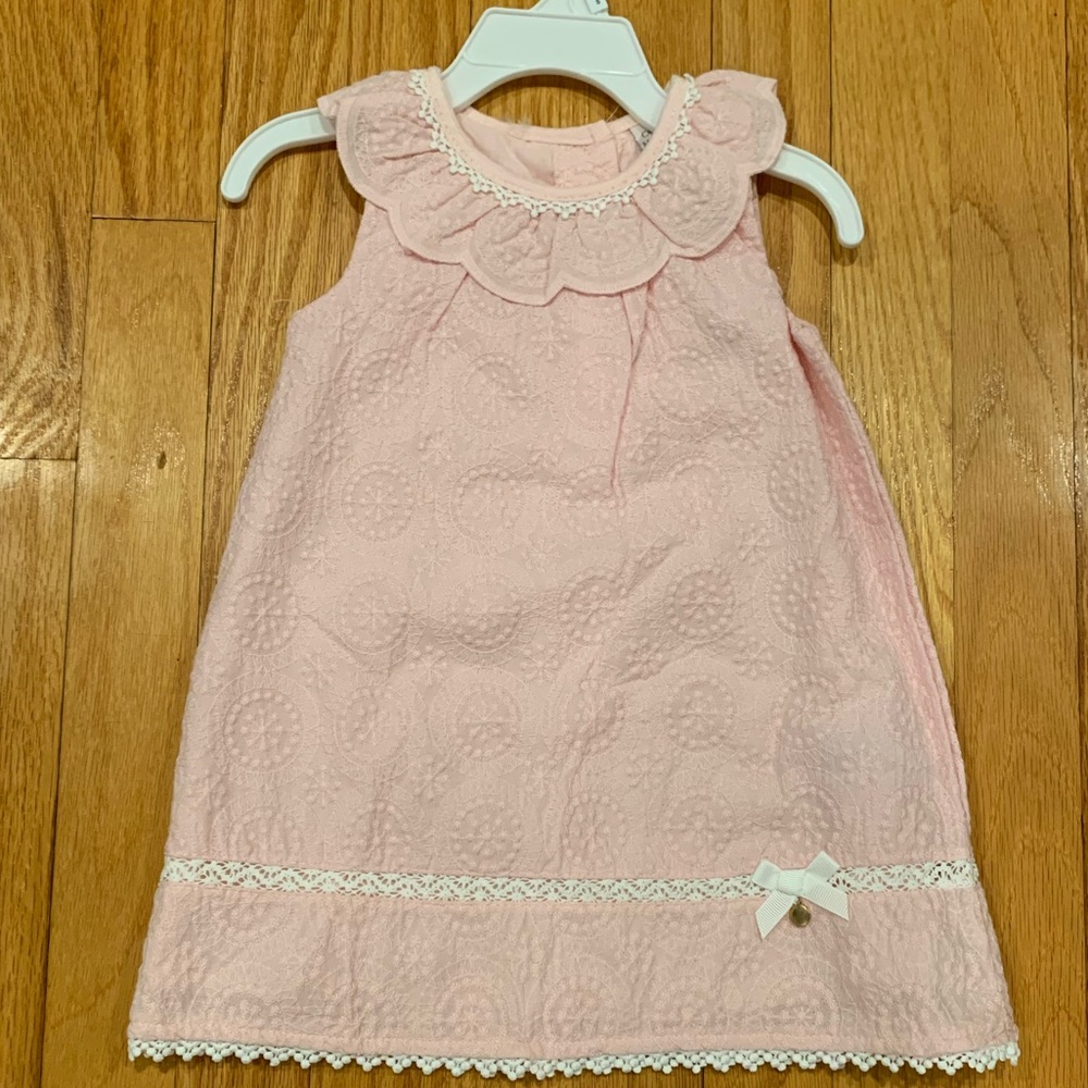 Sleeveless Dress Size 18 MO Light Pink NWT